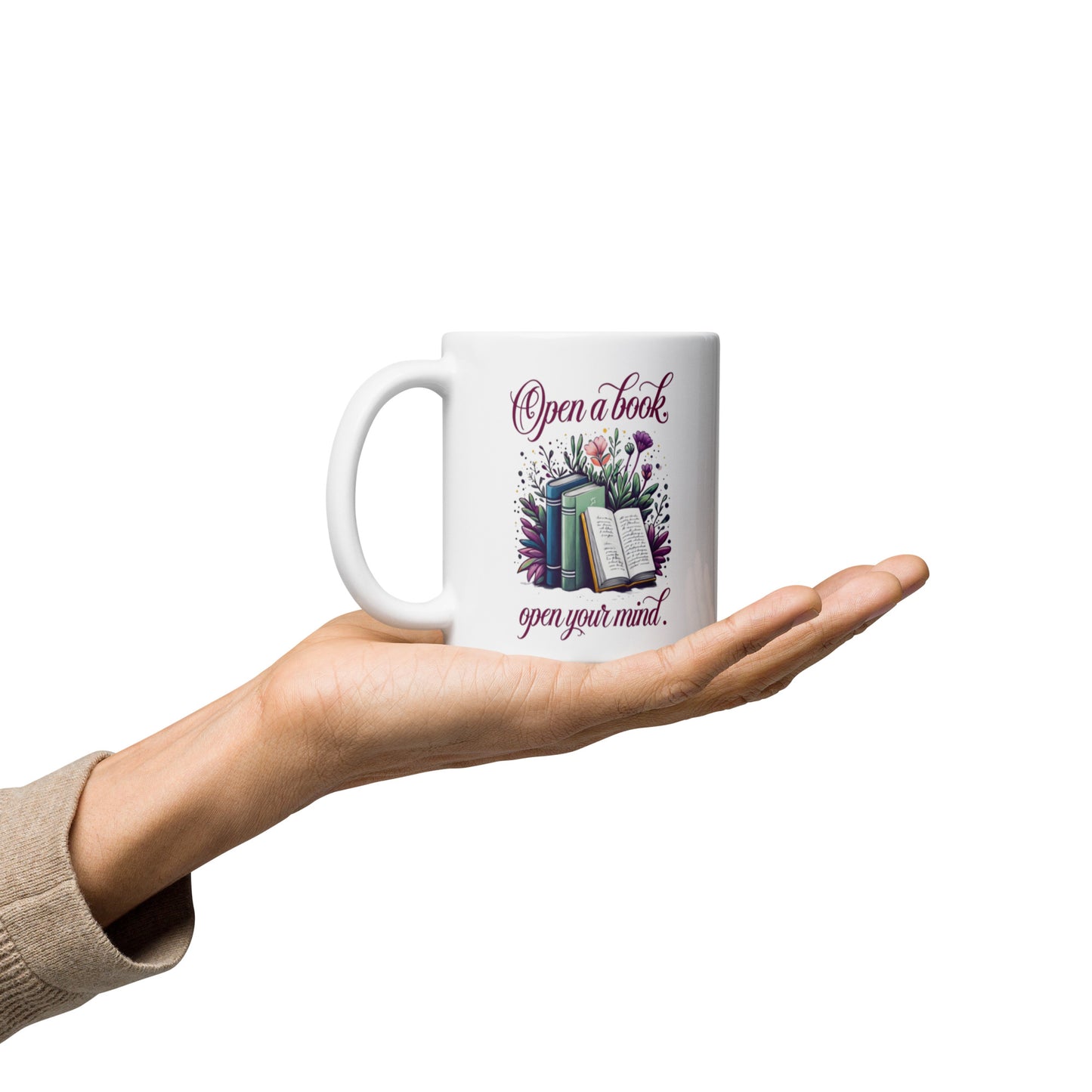 Open a Book, Open Your Mind Mug