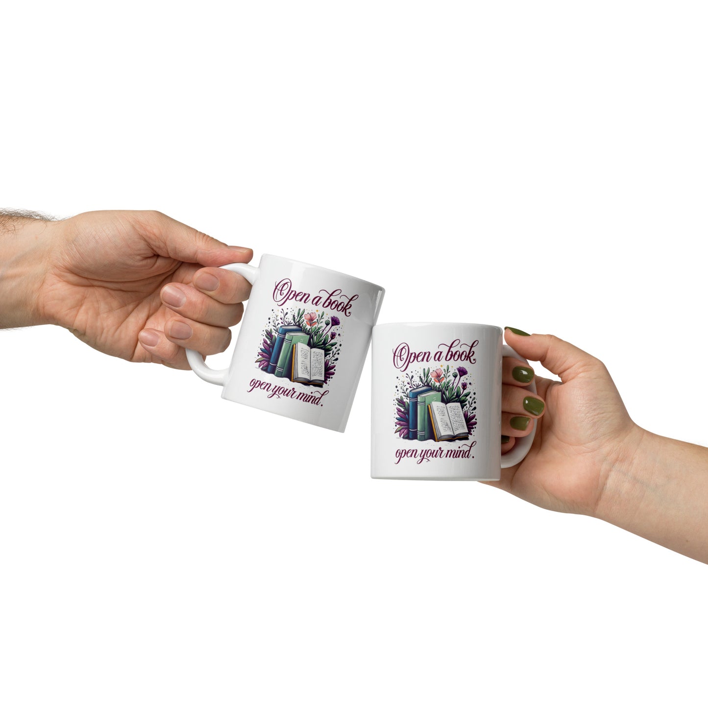 Open a Book, Open Your Mind Mug