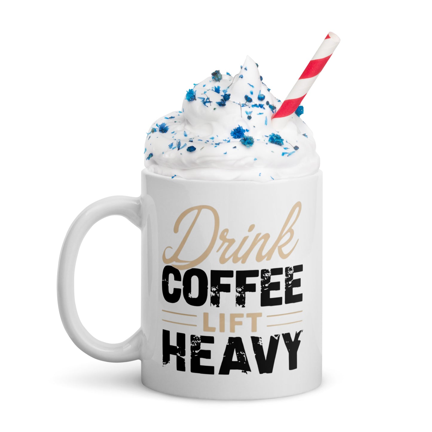 Drink Coffee Lift Heavy Mug