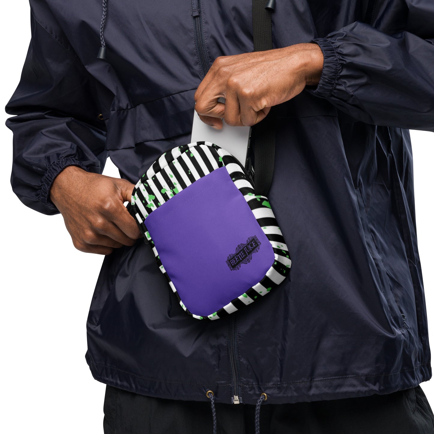 Beetlejuice Crossbody Bag