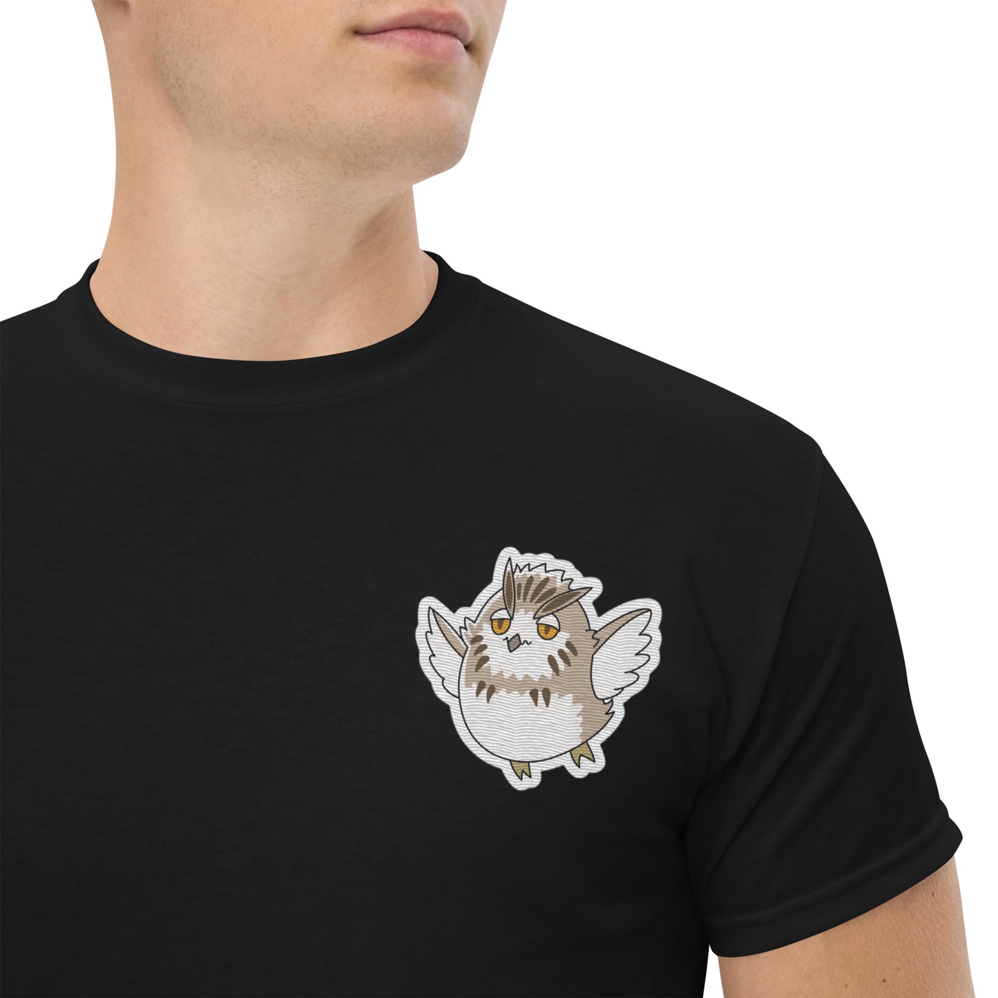 Haikyuu Bokuto Owl Embroidery Unisex T-Shirt