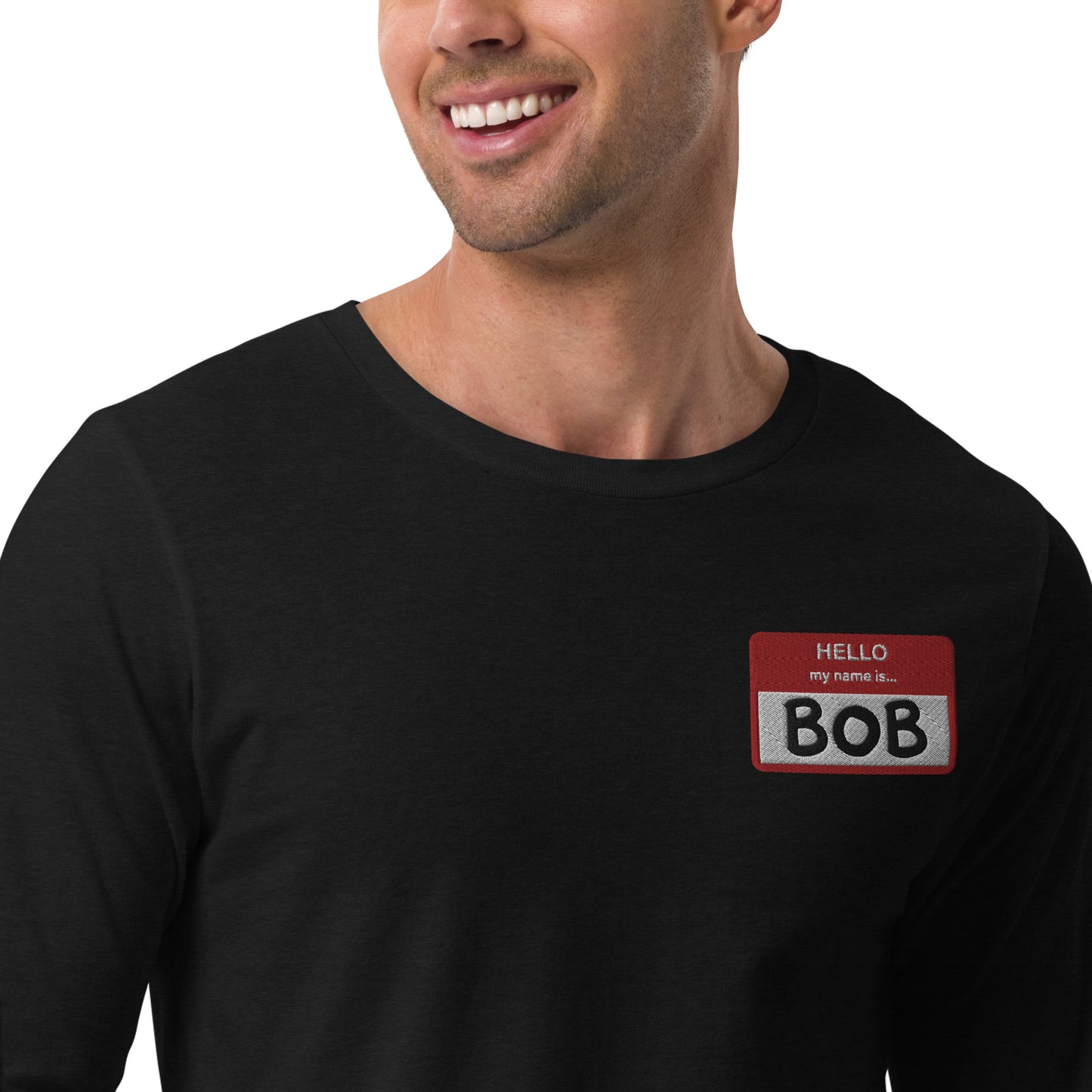 Beetlejuice Bob Name Tag Unisex Long Sleeve T-Shirt