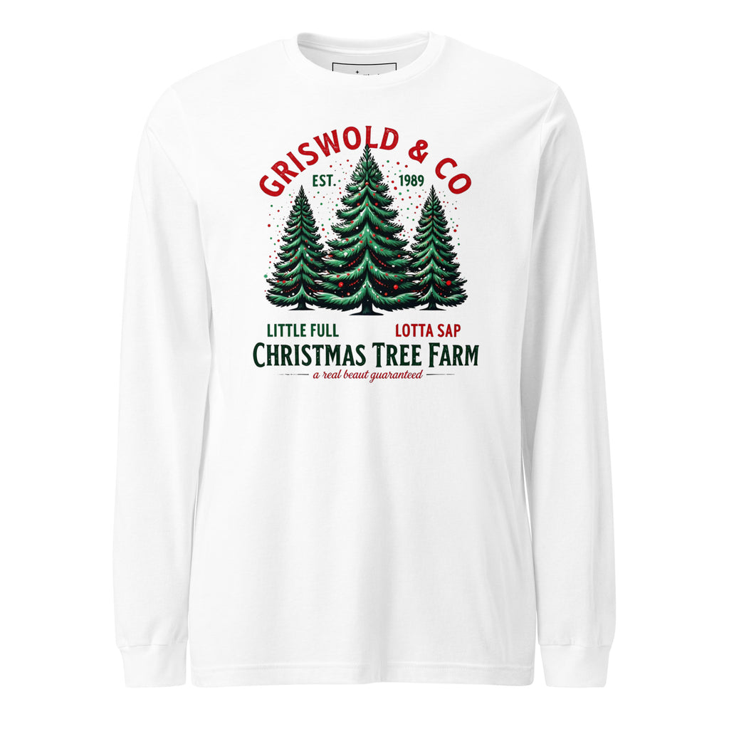 Griswold & Co. Christmas Tree Farm Unisex Long Sleeve Tee