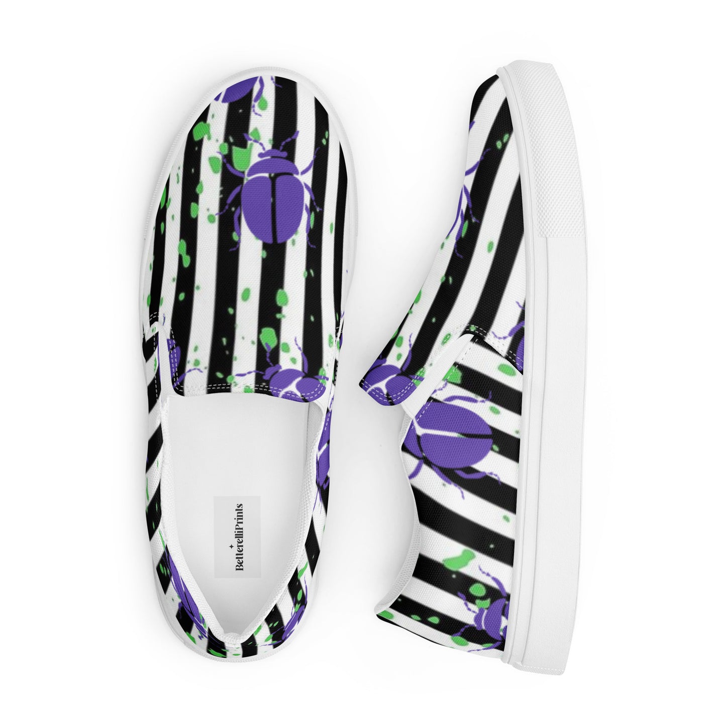 Beetlejuice Slip-On Canvas Shoes