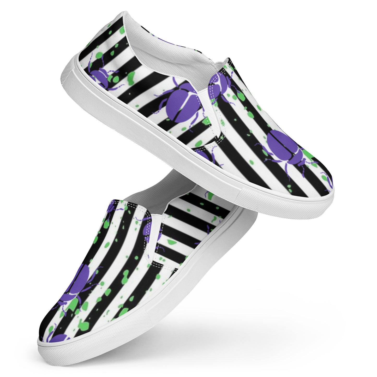 Beetlejuice Slip-On Canvas Shoes