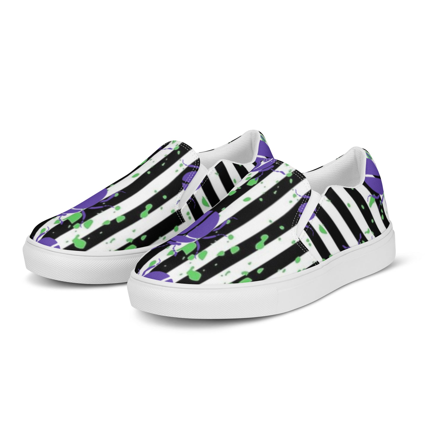 Beetlejuice Slip-On Canvas Shoes